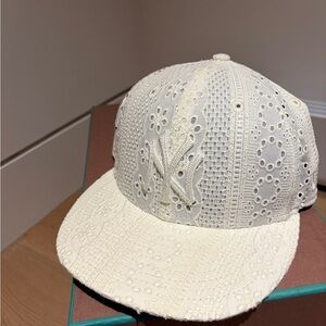 New Era Cream Lace New York Yankees Cap